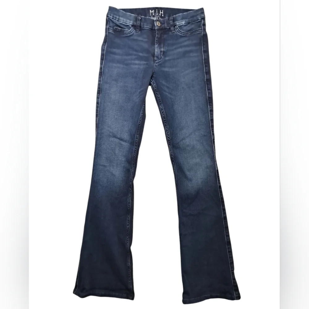 Anthropologie MiH The Skinny Marrakesh Mid Rise Kick Flare Jeans Size 25
